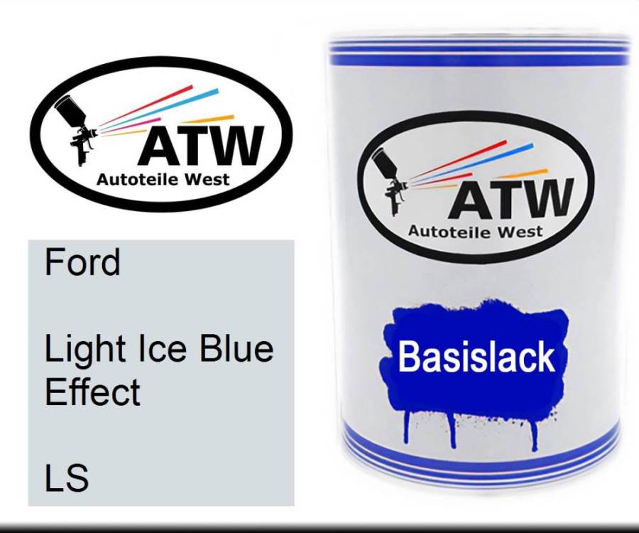 Ford, Light Ice Blue Effect, LS: 500ml Lackdose, von ATW Autoteile West.